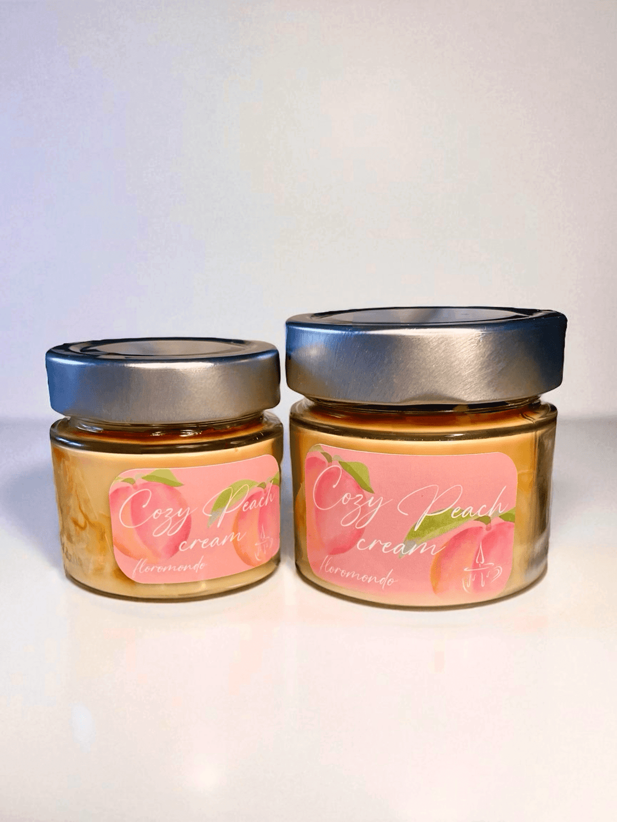 Cozy Peach Cream Szójagyertya