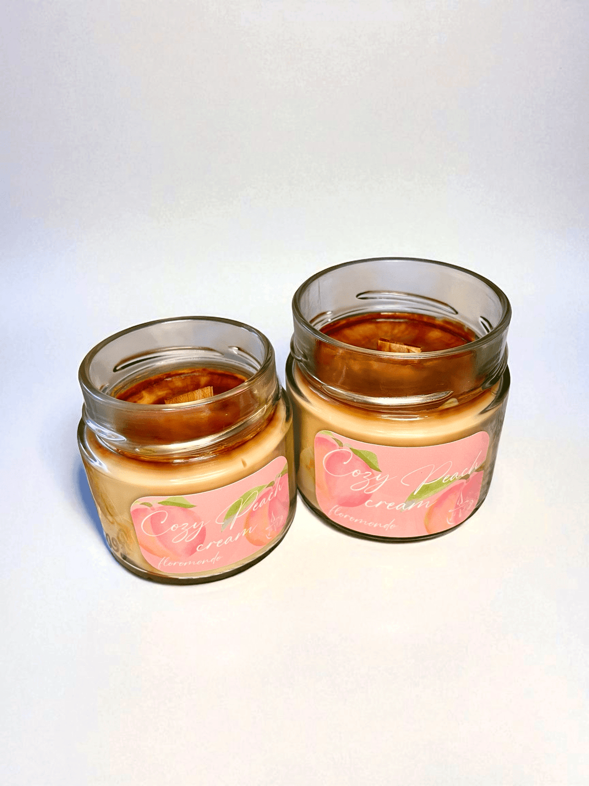 Cozy Peach Cream Szójagyertya