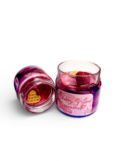 Cherry Kissed Caramel (Valentine's Day Special) Szójagyertya