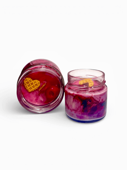 Cherry Kissed Caramel (Valentine's Day Special) Szójagyertya