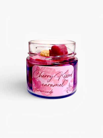 Cherry Kissed Caramel (Valentine's Day Special) Szójagyertya