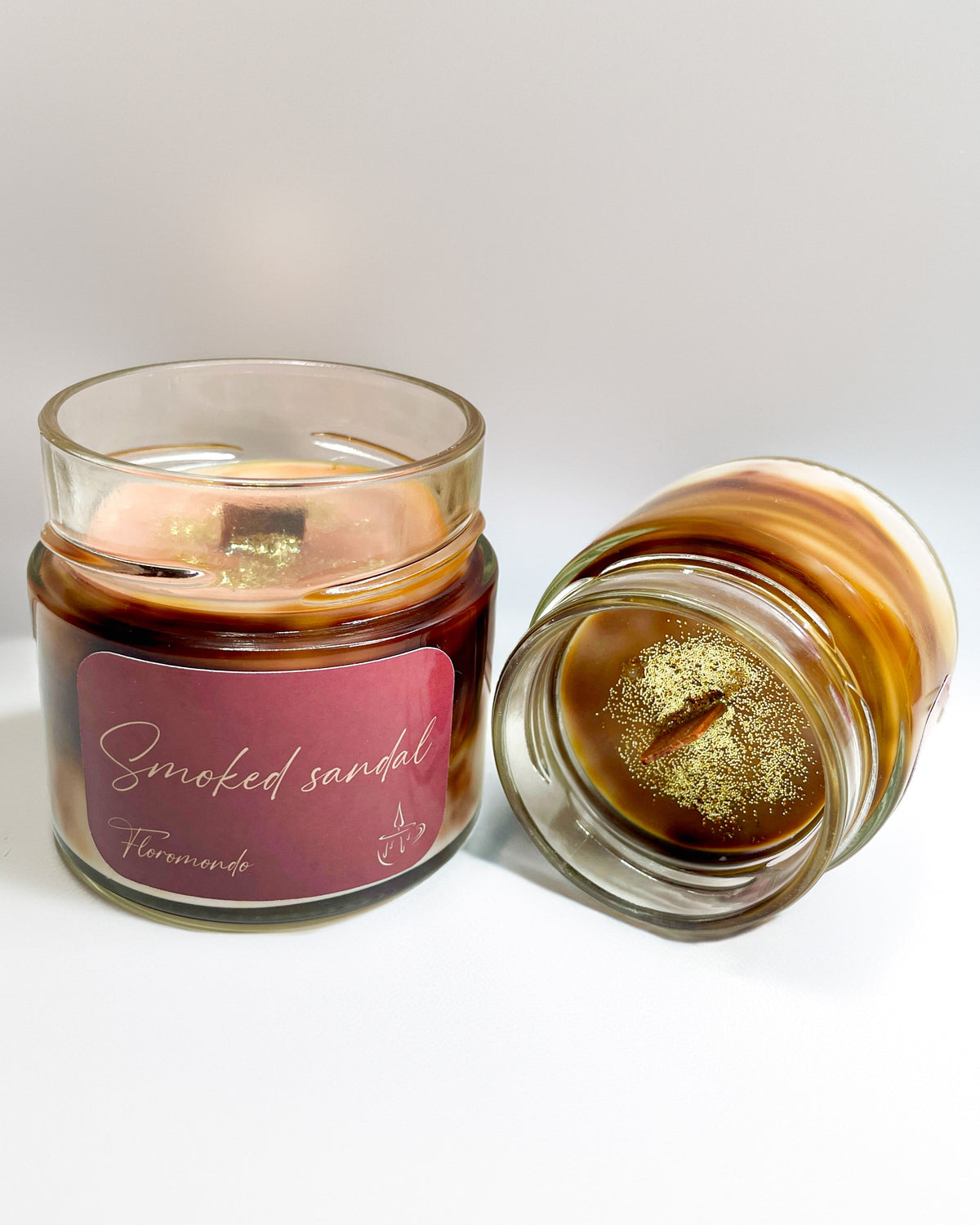 Smoked Sandal Szantálfa Illatú Szójagyertya