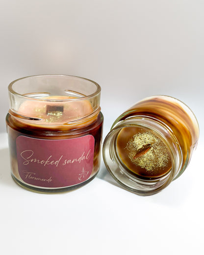 Smoked Sandal Szantálfa Illatú Szójagyertya