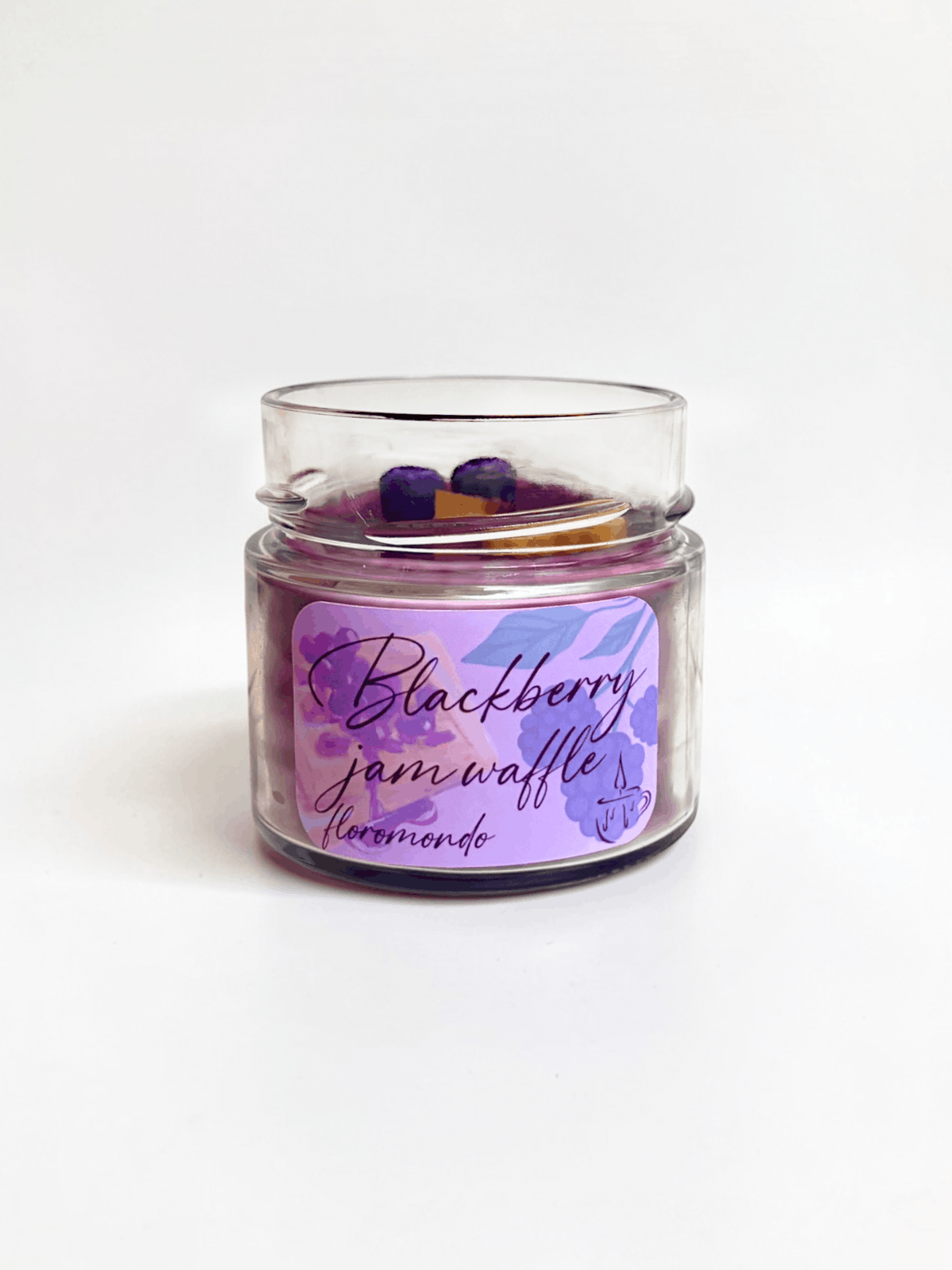 Blackberry Jam Waffle Szójagyertya